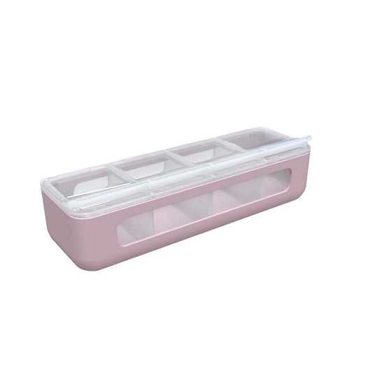 Melii 4 Compartment Snackle Box Pink - Robins Kitchen