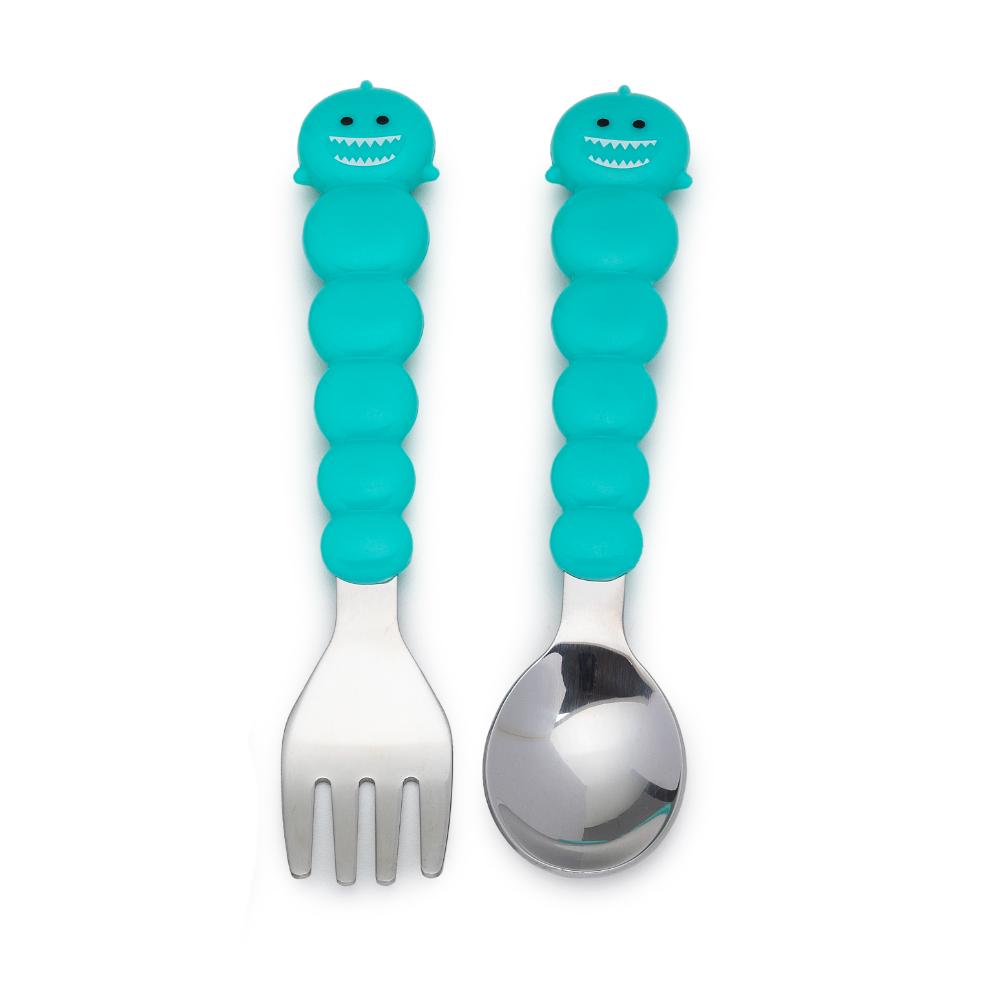 Melii Silicone Animal Bowl With Lid And Utensils - Robins Kitchen
