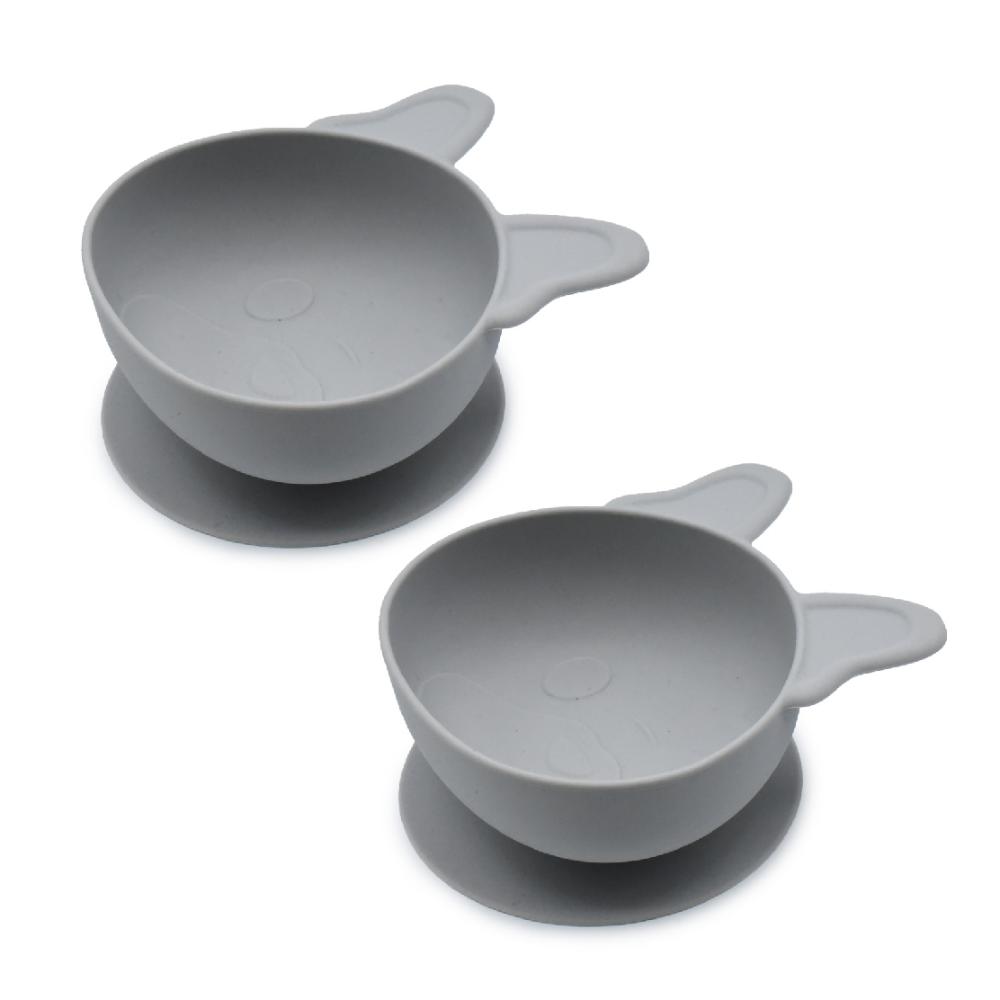 Melii Set Of 2 Silicone Suction Bowls - Robins Kitchen