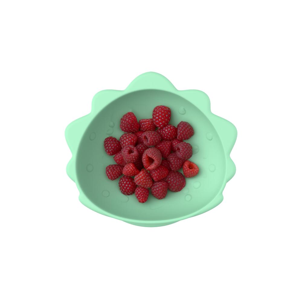 dinosaur Silicone Suction Bowl with berries - Robins Kitchen