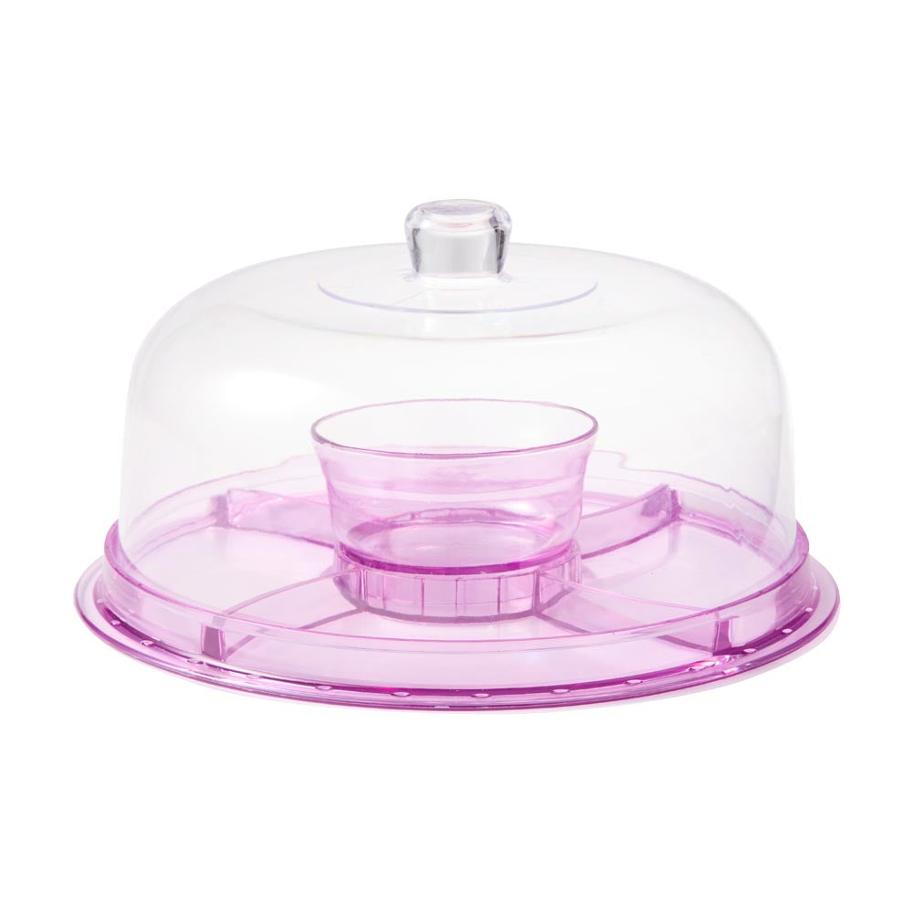Multi Use Cake Stand as chip & dip platter - Robins Kitchen