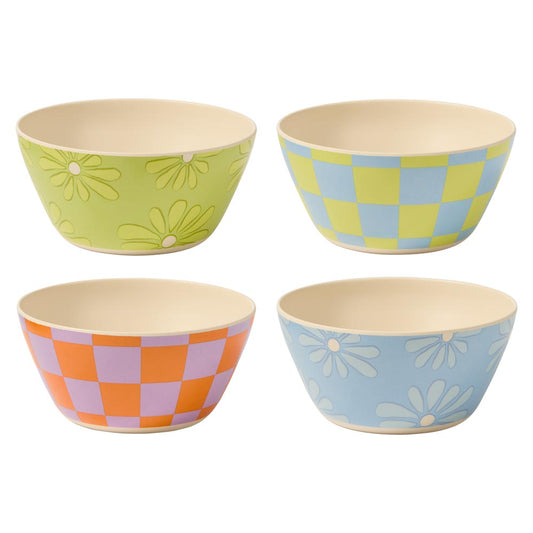 HAYDAE COLLECTIVE Set of 4 Bowls 14cm Multi - Robins Kitchen