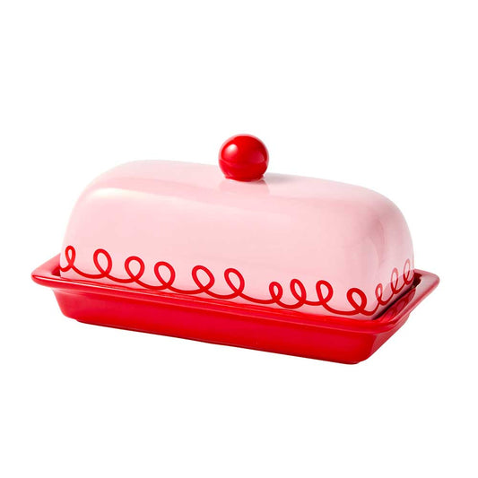 Ambrosia Santas Workshop Butter Dish