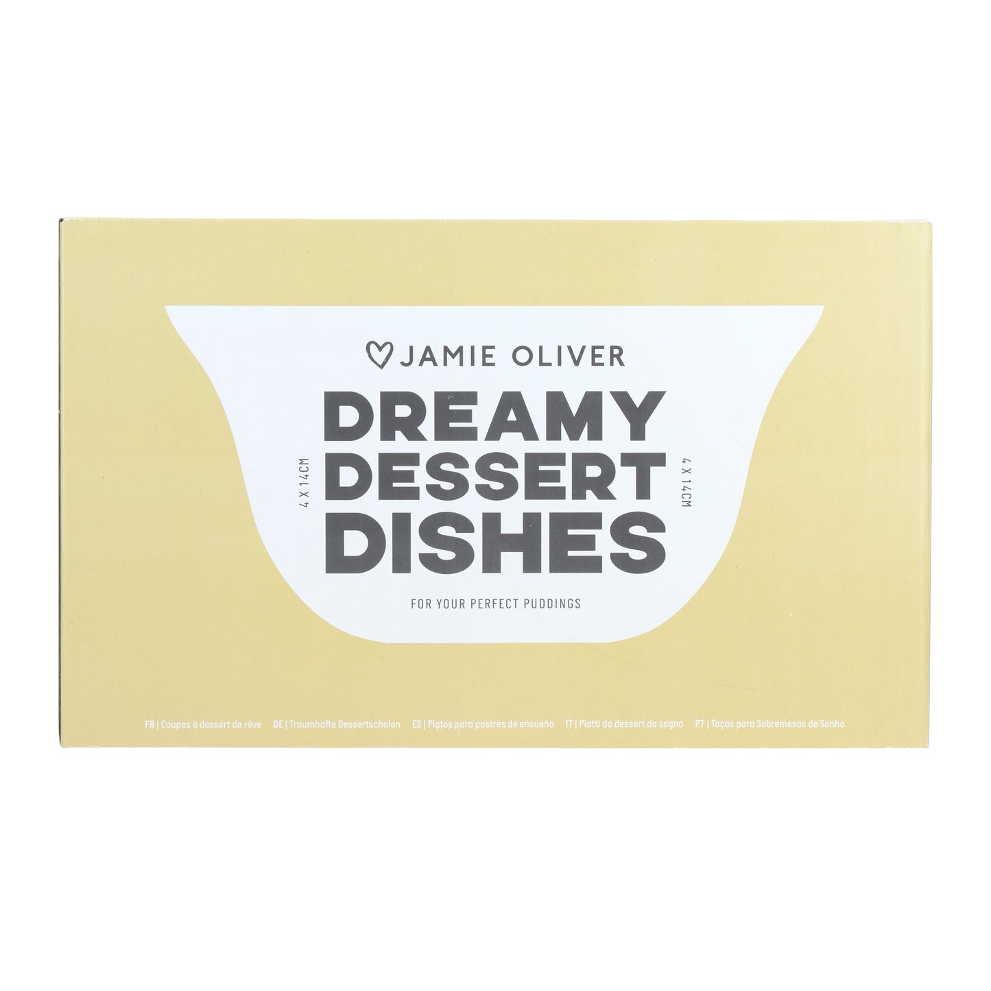 Jamie Oliver Set Of 4 Big Love Dreamy Dessert Dishes