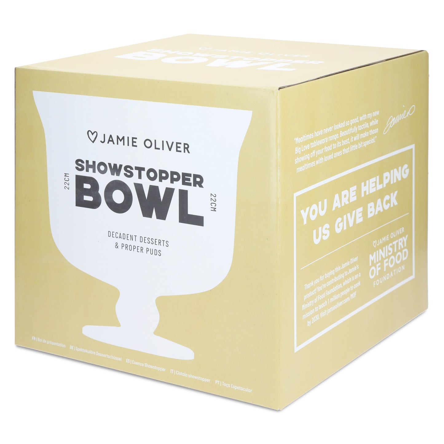 Jamie Oliver Big Love Glass Showstopper Bowl