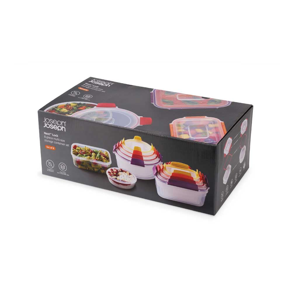 Joseph Joseph Nest Lock 8-Piece Multi-Size Storage Container Set at Robins Kitchen