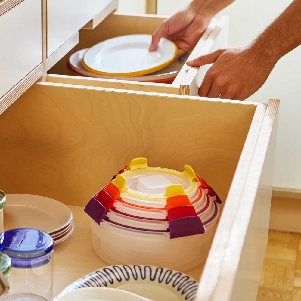 Joseph Joseph Nest Lock 4-Piece Round Multi-Size Storage Container Set at Robins Kitchen