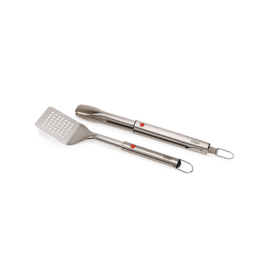 Joseph Joseph Grillout 2-Piece BBQ Turner & Tongs Set With Retractable Heads at Robins Kitchen