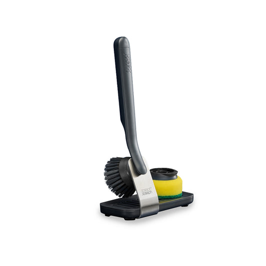 Joseph Joseph Sinktech Dish Brush And Sponge Set With Large Stainless Steel Storage Stand at Robins Kitchen