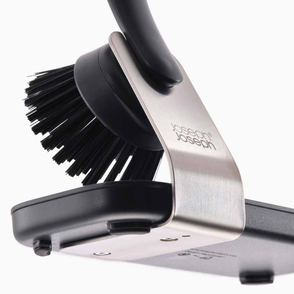 Joseph Joseph Sinktech Dish Brush And Sponge Set With Large Stainless Steel Storage Stand at Robins Kitchen
