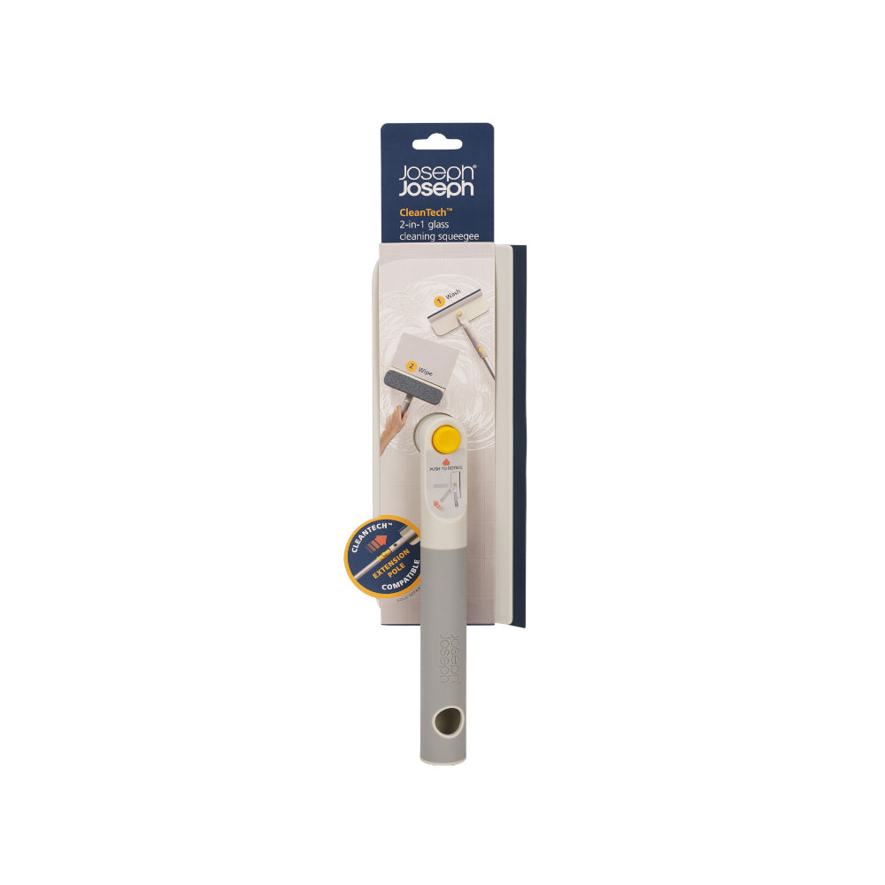 Joseph Joseph Cleantech 2-In-1 Glass Cleaning Squeegee at Robins Kitchen