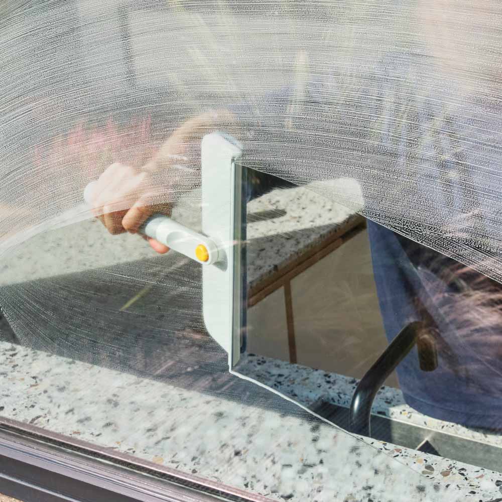 Joseph Joseph Cleantech 2-In-1 Glass Cleaning Squeegee at Robins Kitchen