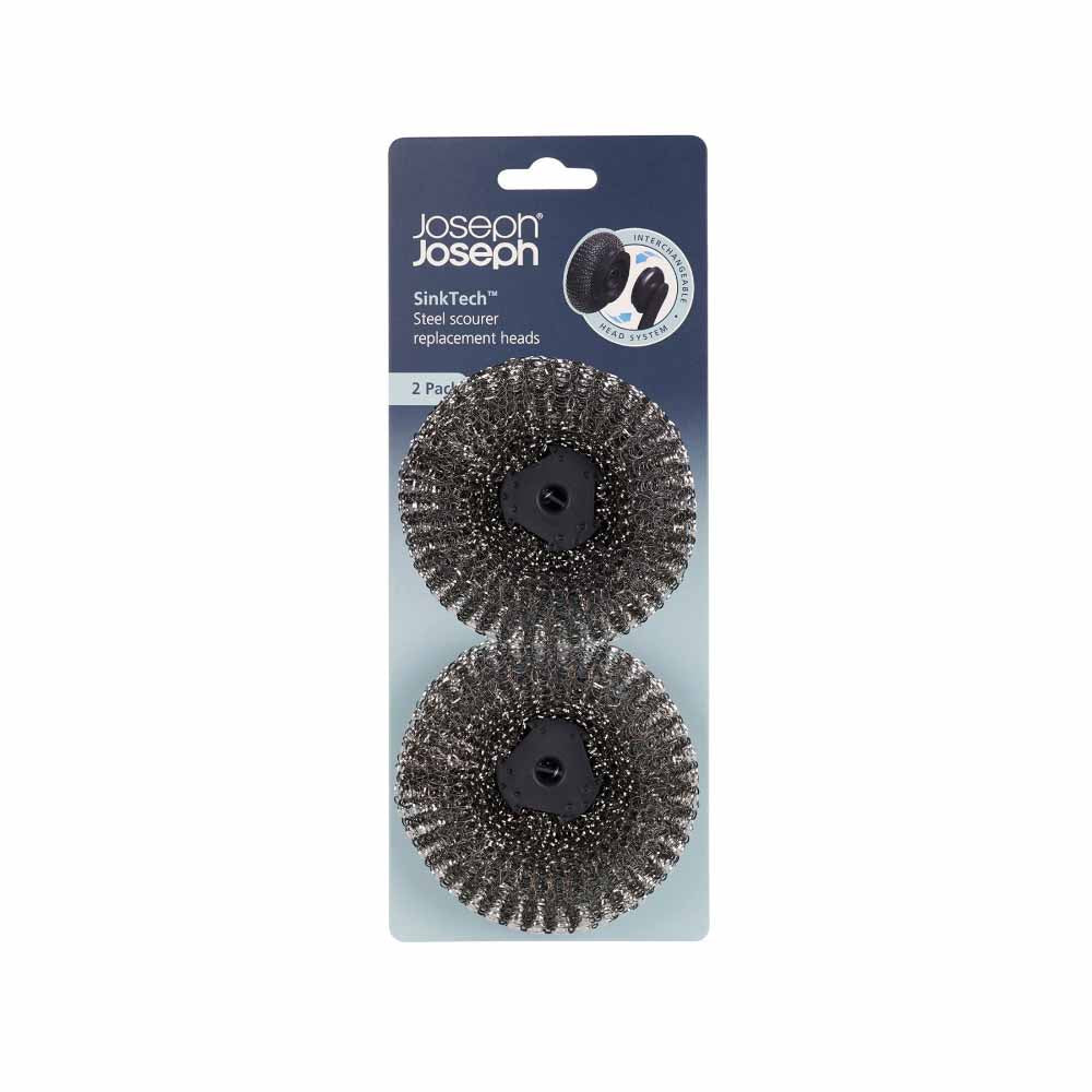 Joseph Joseph Sinktech Pack Of 2 Steel Scourer Replacement Heads at Robins Kitchen