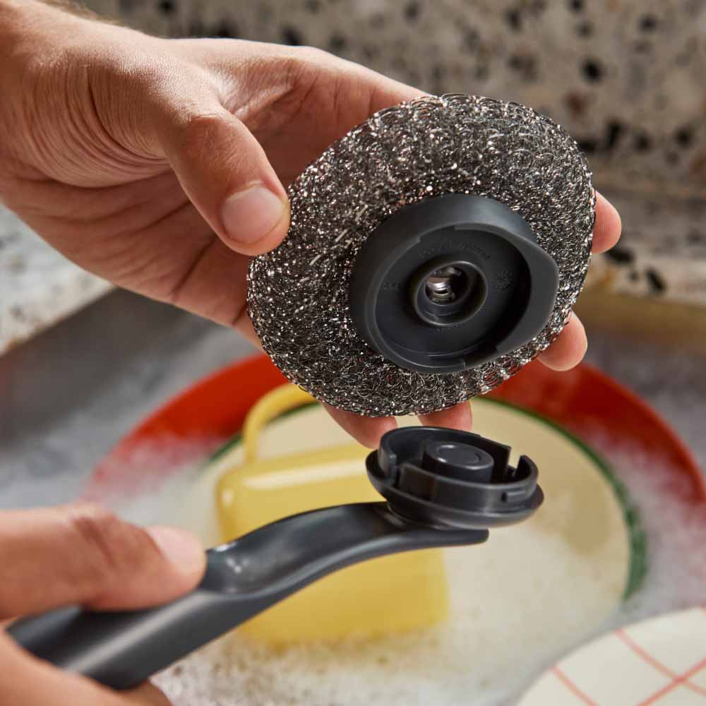 Joseph Joseph Sinktech Pack Of 2 Steel Scourer Replacement Heads at Robins Kitchen