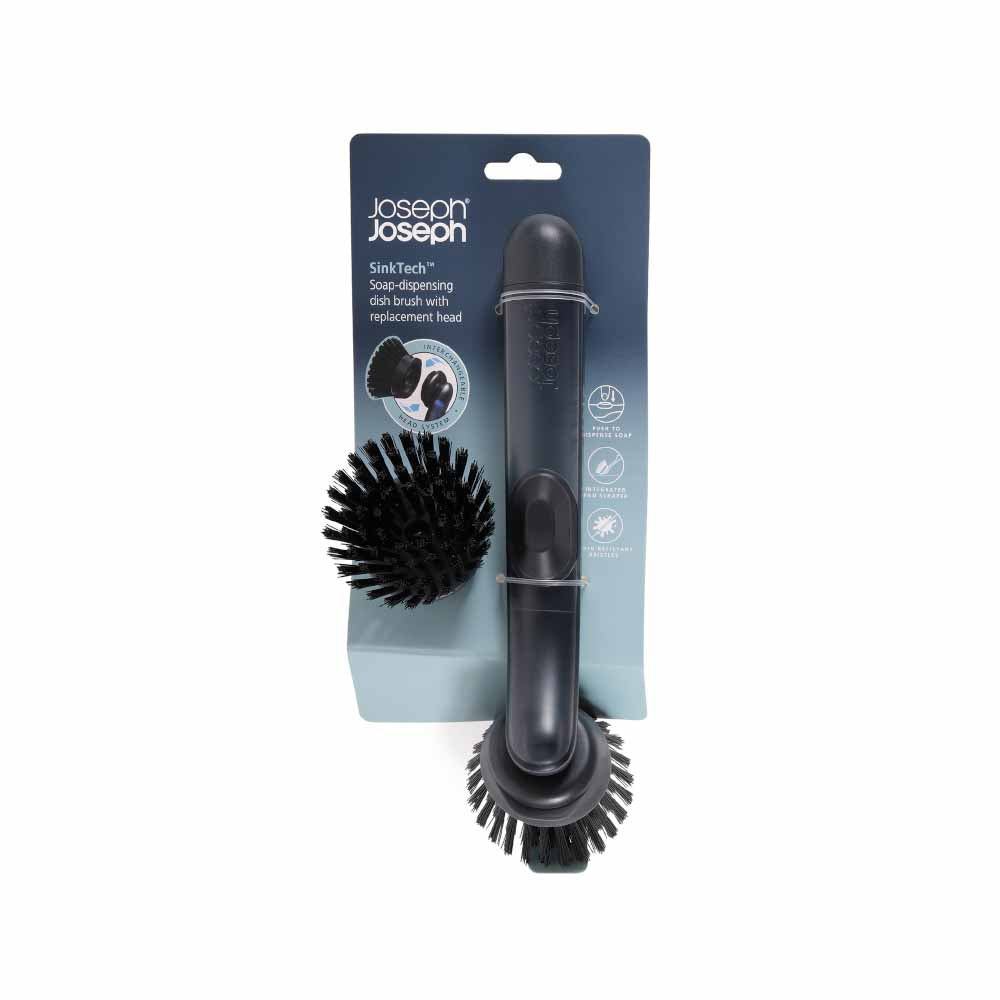 Joseph Joseph Sinktech Soap-Dispensing Dish Brush With Replacement Head at Robins Kitchen