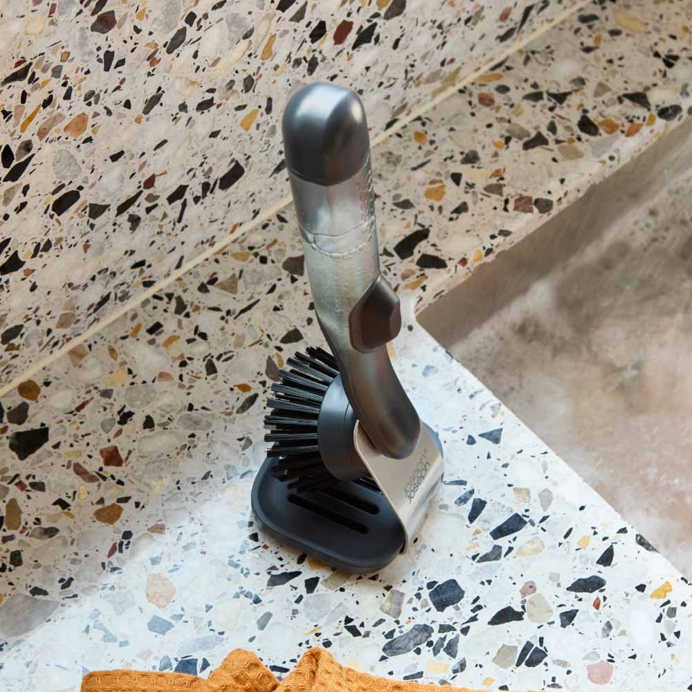 Joseph Joseph Sinktech Soap-Dispensing Dish Brush With Storage Stand at Robins Kitchen