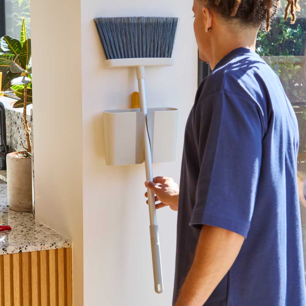 Joseph Joseph Cleantech Wall-Mounted Broom at Robins Kitchen
