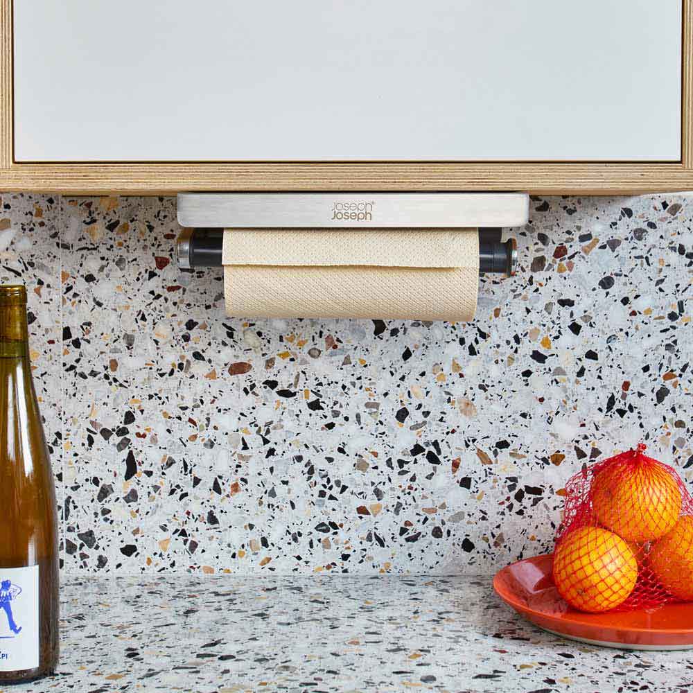 Joseph Joseph Rollgrip Under-Shelf Easy-Tear Kitchen Roll Holder at Robins Kitchen