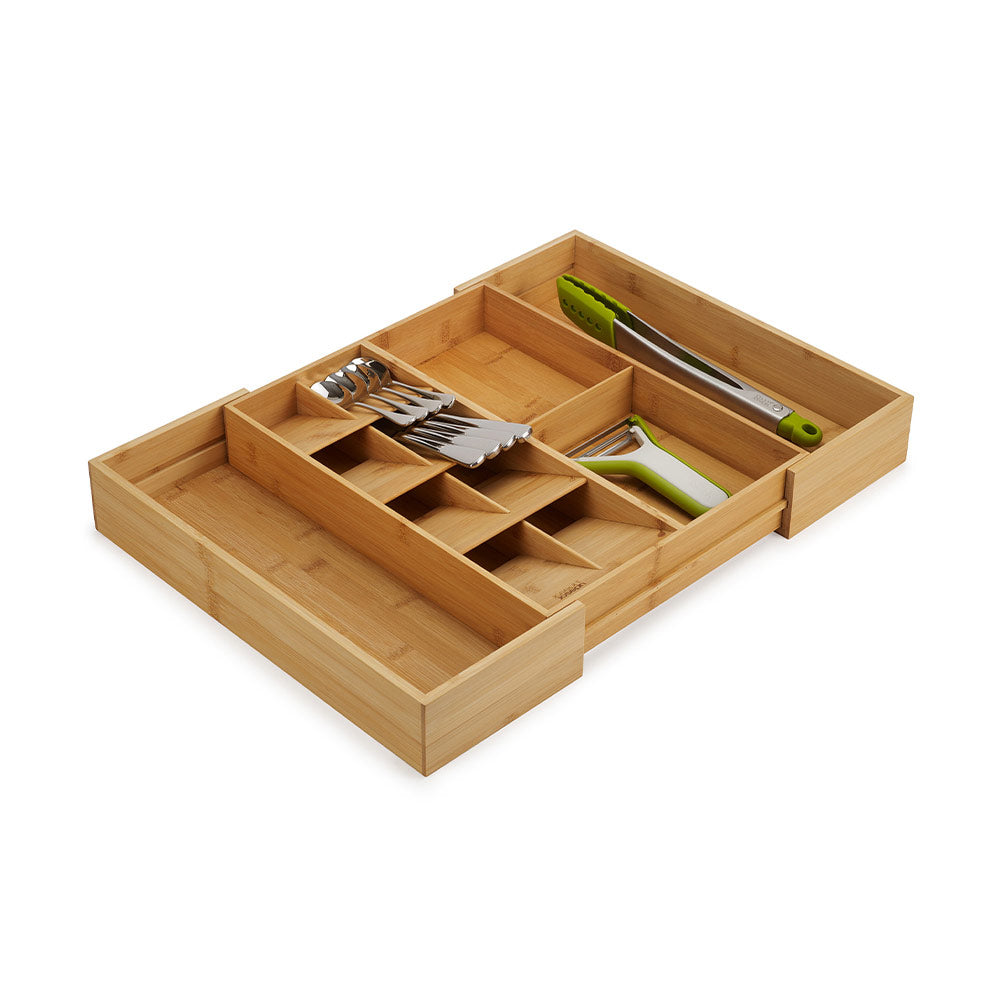 Joseph Joseph DrawerStore Bamboo Expandable Cutlery, Utensil & Gadgets Organiser