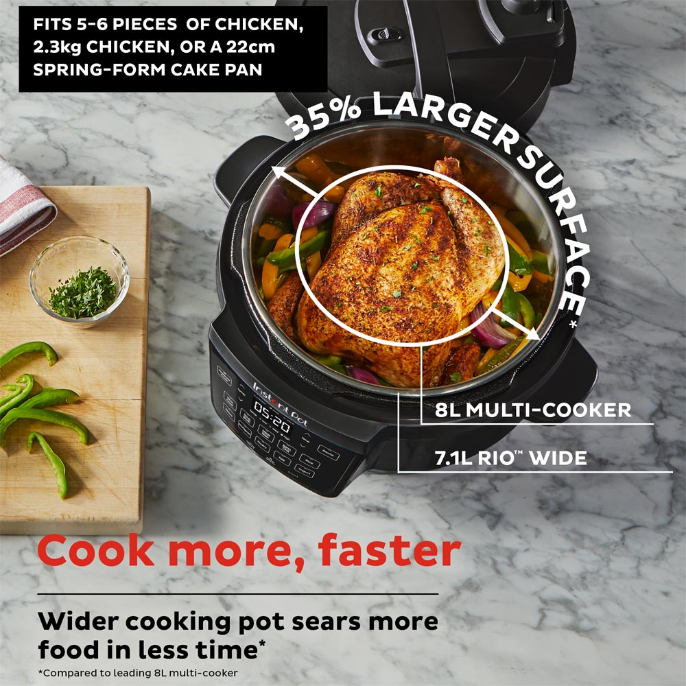 Instant Pot Rio Wide Multi-Cooker 7.1L