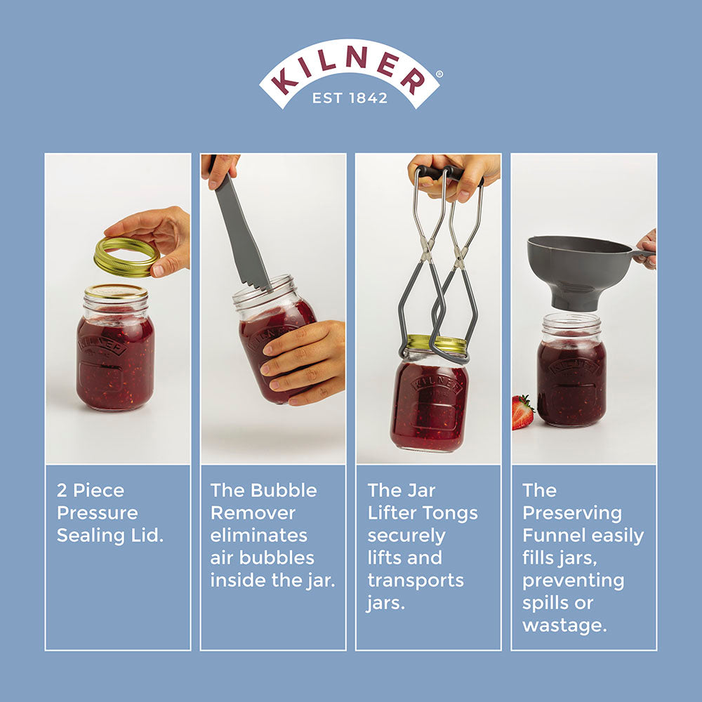 Kilner Preserve 8 Pice Starter Set 500ml