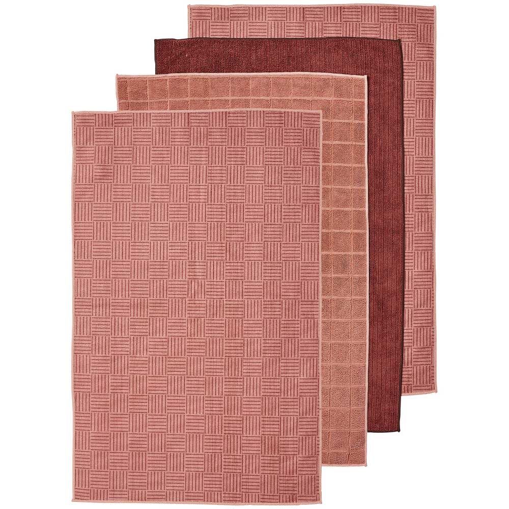 Ladelle Benson Set of 4 Microfibre Kitchen Towels