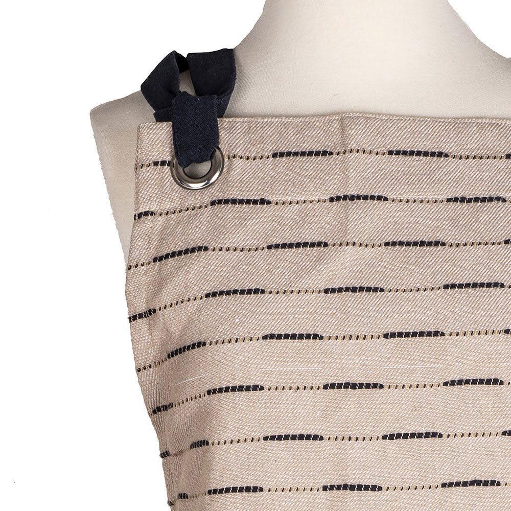 Ladelle Eco Recycled Dash Apron Indigo