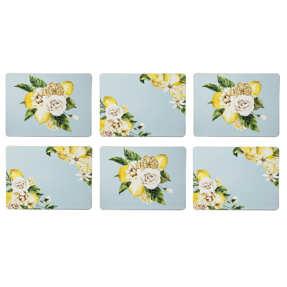 Ashdene Citrus Blooms Set of 6 Placemats Robins Kitchen