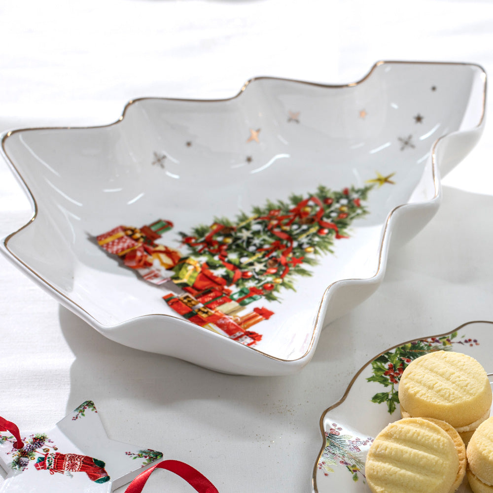 Ashdene Spirit of Christmas Set of 2 Tree Platters