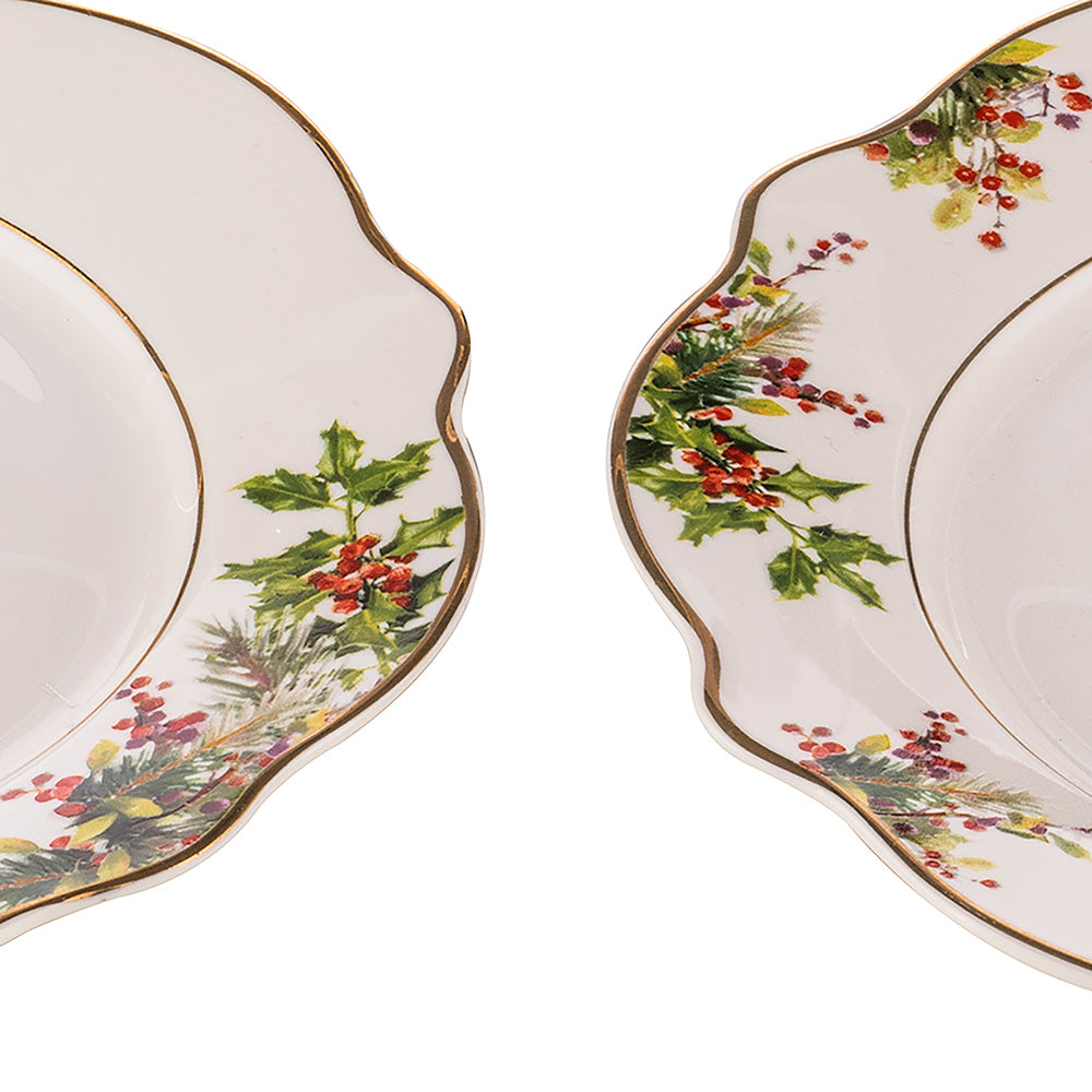 Ashdene Spirit of Christmas Set of 4 Side Plates