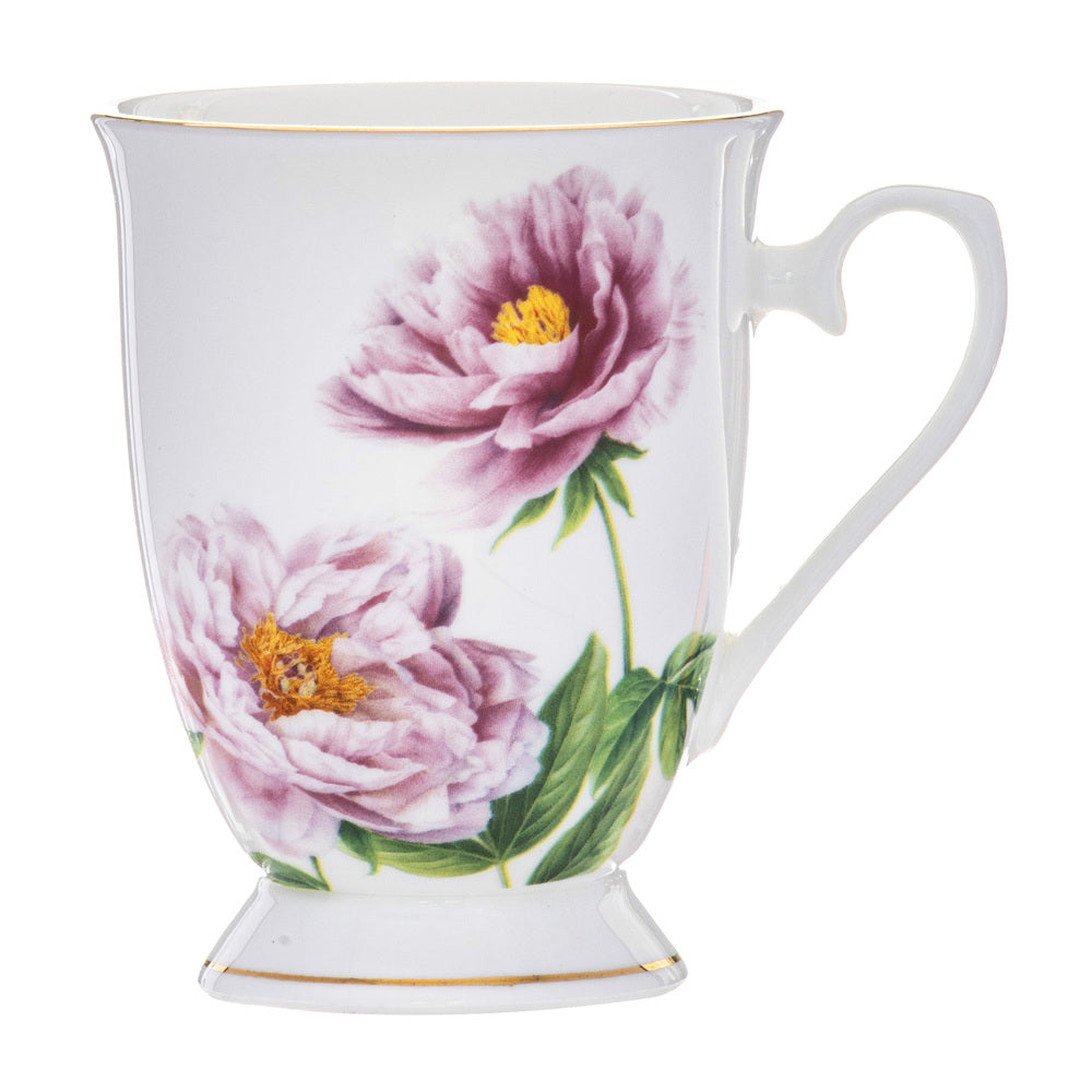 Ashdene Botanical Symphony Footed Mug 320ml