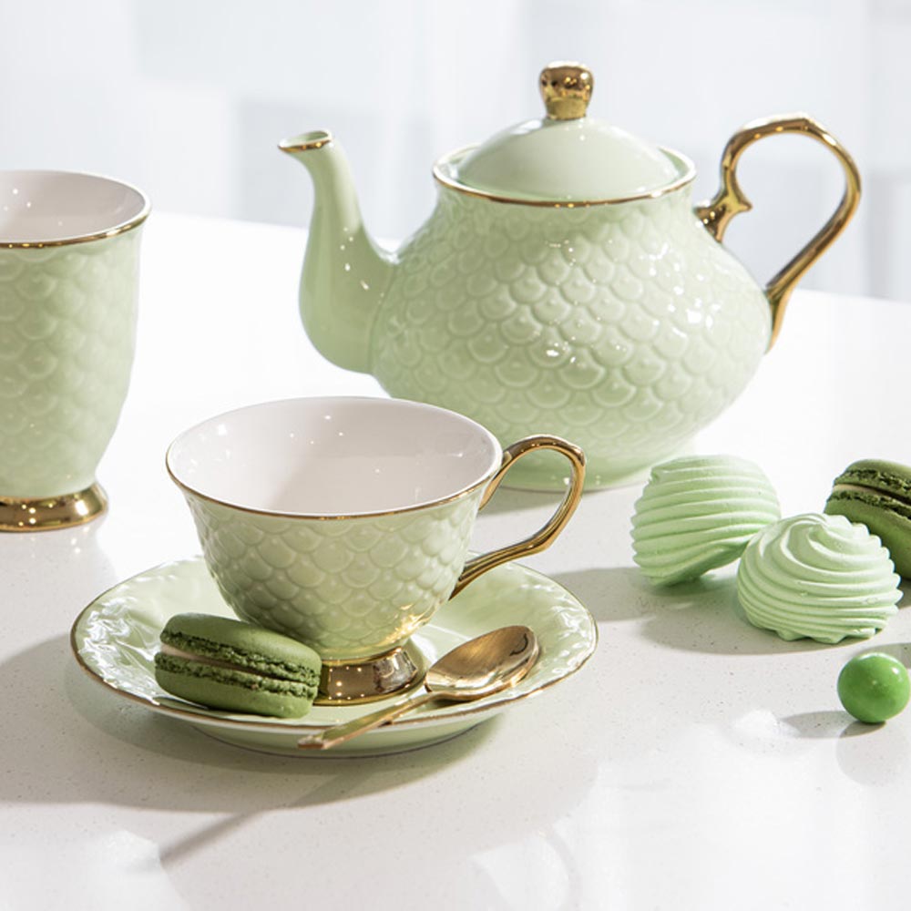 Ashdene Ripple Teapot & Teacup Set