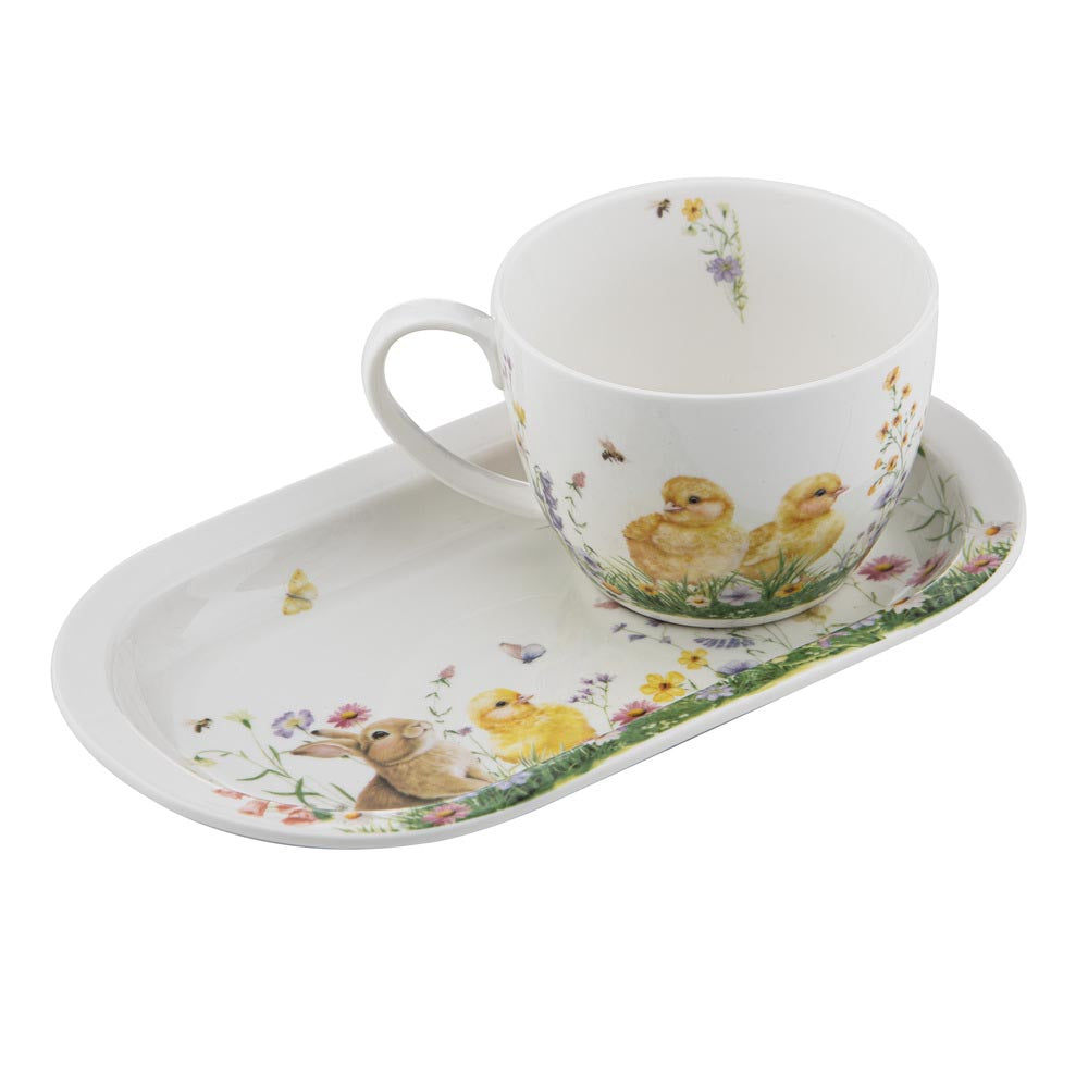 Ashdene Sweet Meadows Mug & Plate Set with baby animals at Robins Kitchen