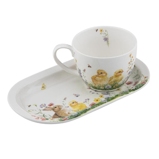 Ashdene Sweet Meadows Mug & Plate Set with baby animals at Robins Kitchen