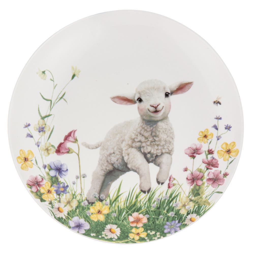 Ashdene Sweet Meadows Set of 4 Side Plates with a lamb at Robins Kitchen