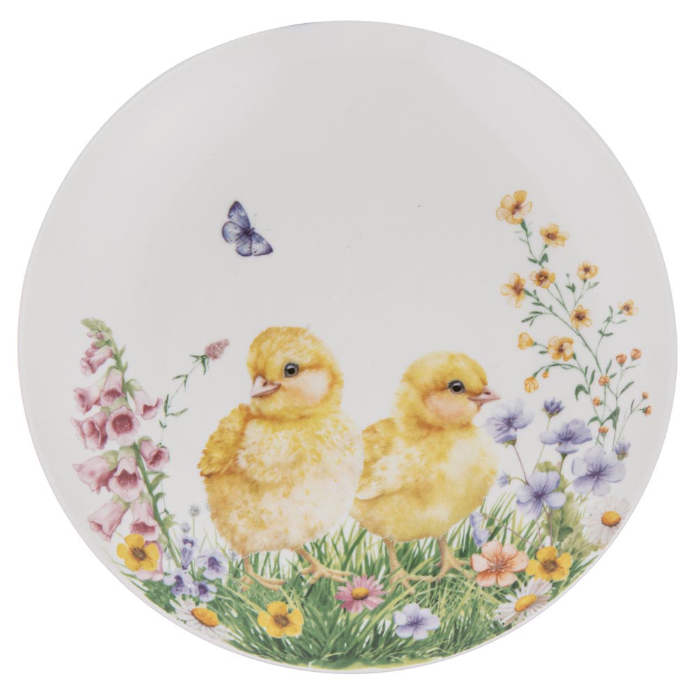 Ashdene Sweet Meadows Set of 4 Side Plates with baby chicks at Robins Kitchen