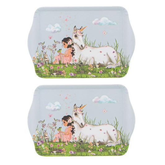 Ashdene My Unicorn Set of 2 Scatter Trays