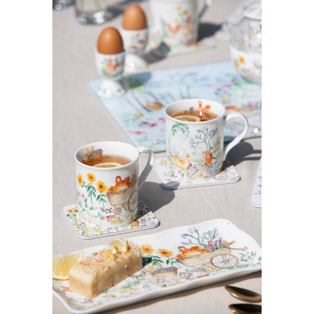 Ashdene Garden Hens Set of 6 Coasters