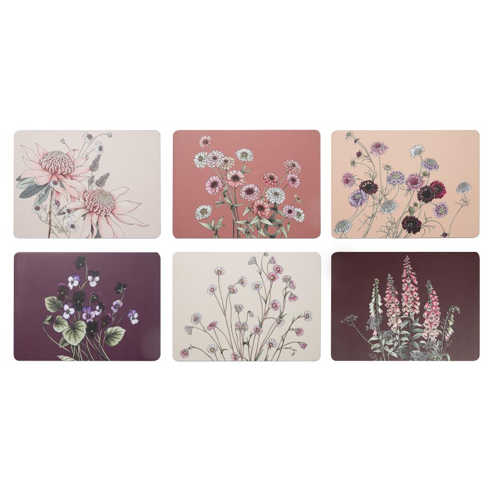 Ashdene Secret Garden Set of 6 Placemats