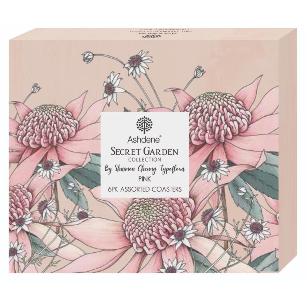 Ashdene Secret Garden Set of 6 Coasters