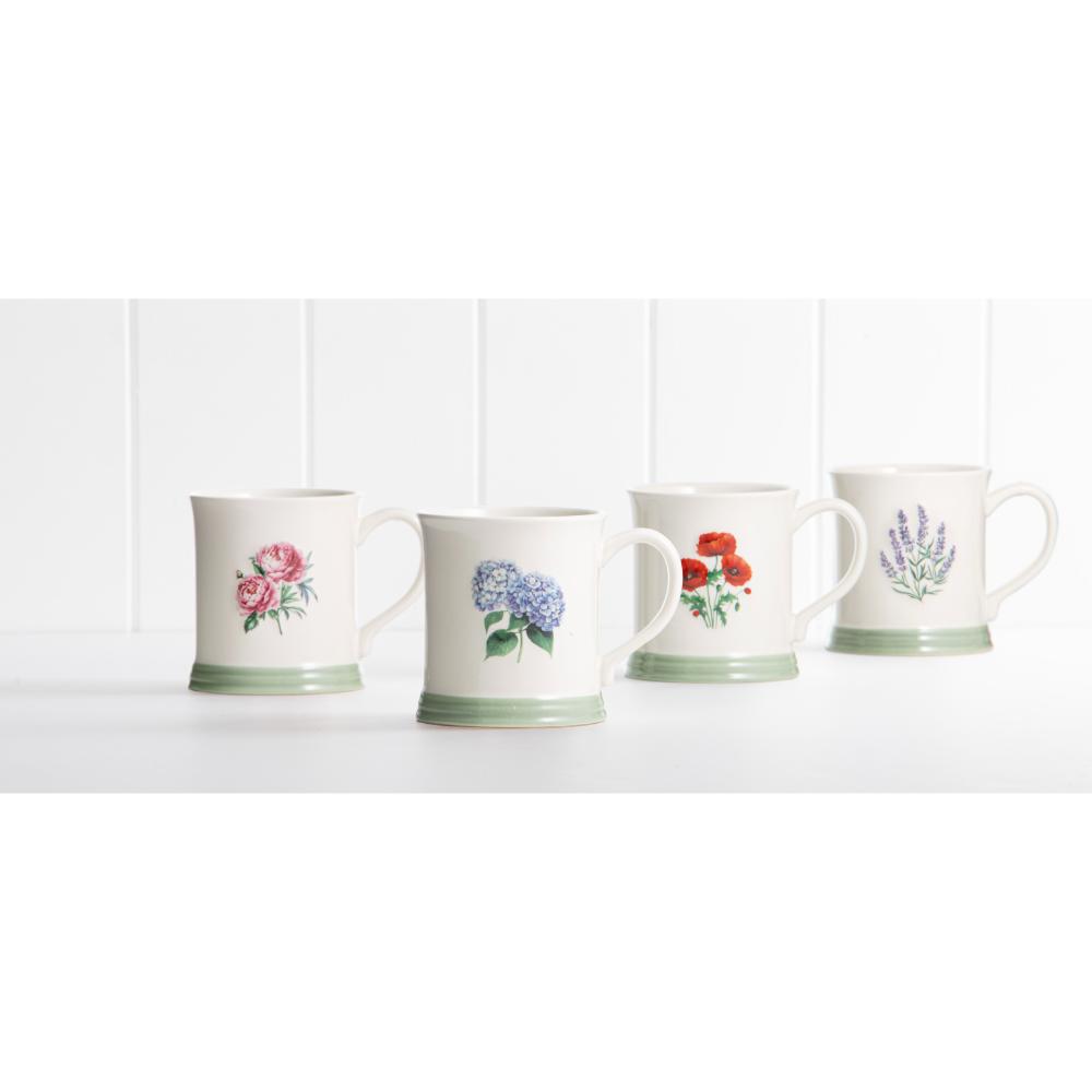 Ashdene Floral Collective Set of 4 Mugs Assorted