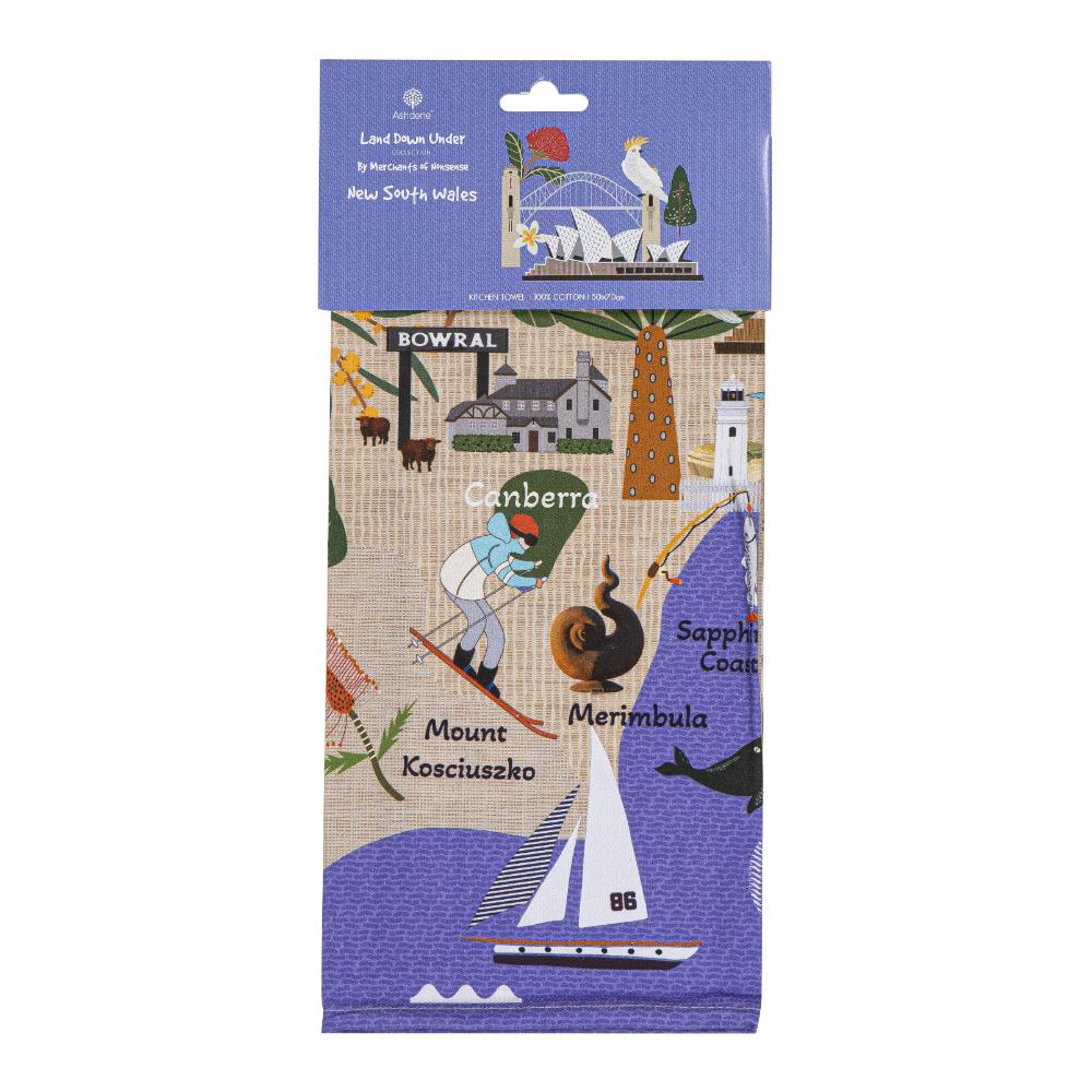 Ashdene Land Down Under Kitchen Towel