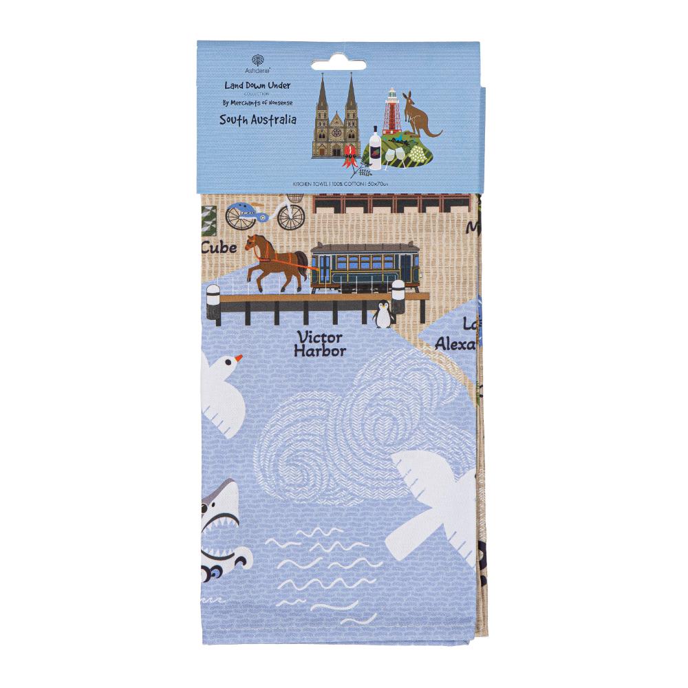 Ashdene Land Down Under Kitchen Towel