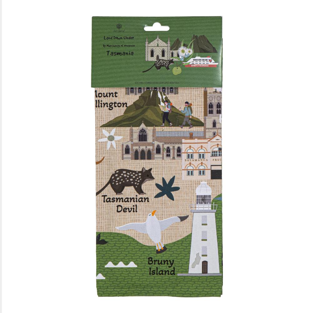 Ashdene Land Down Under Kitchen Towel
