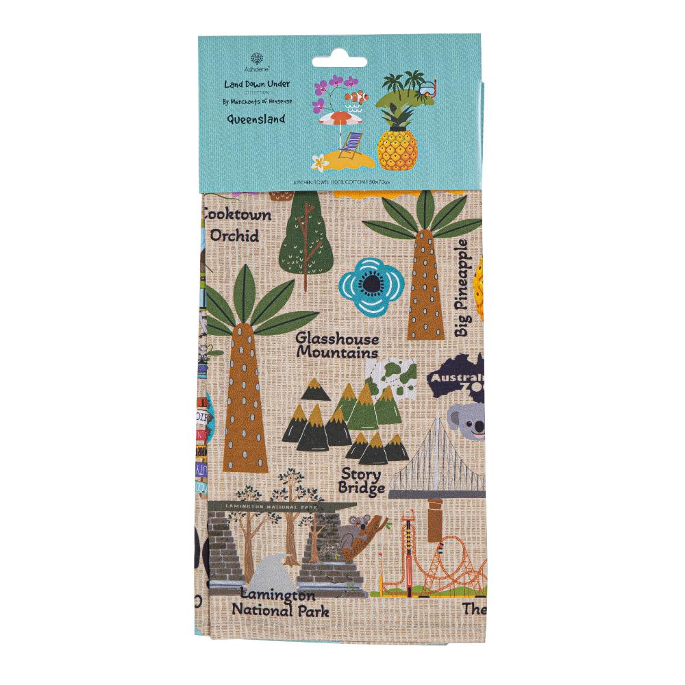 Ashdene Land Down Under Kitchen Towel