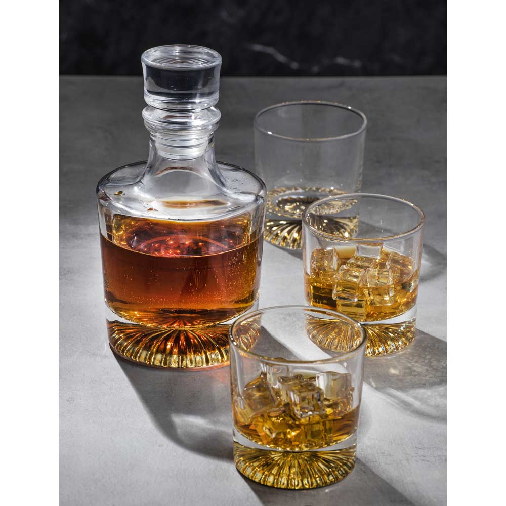 Tempa Enzo Gold 5 Piece Whisky Set