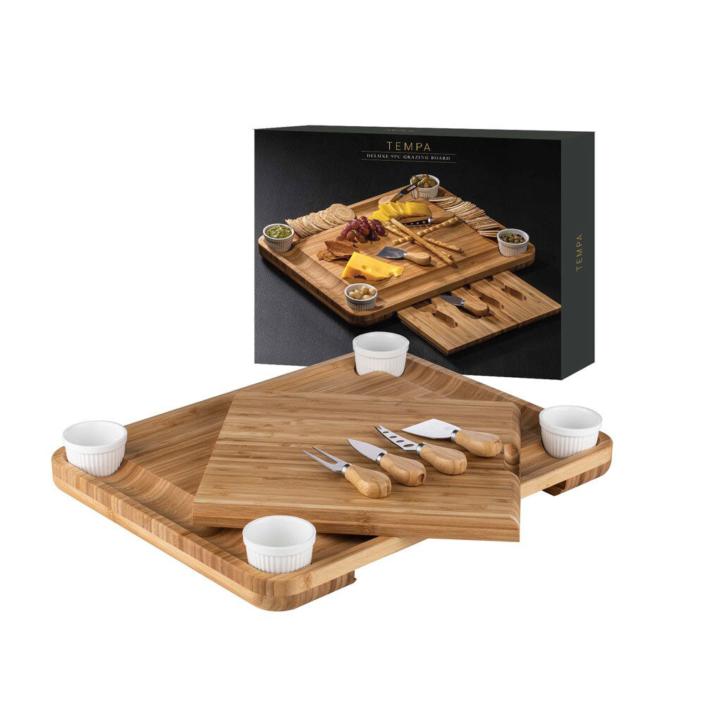 Tempa Fromagerie Deluxe 9 Piece Grazing Board Set