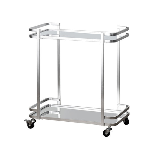 Tempa Bradley Bar Cart Silver