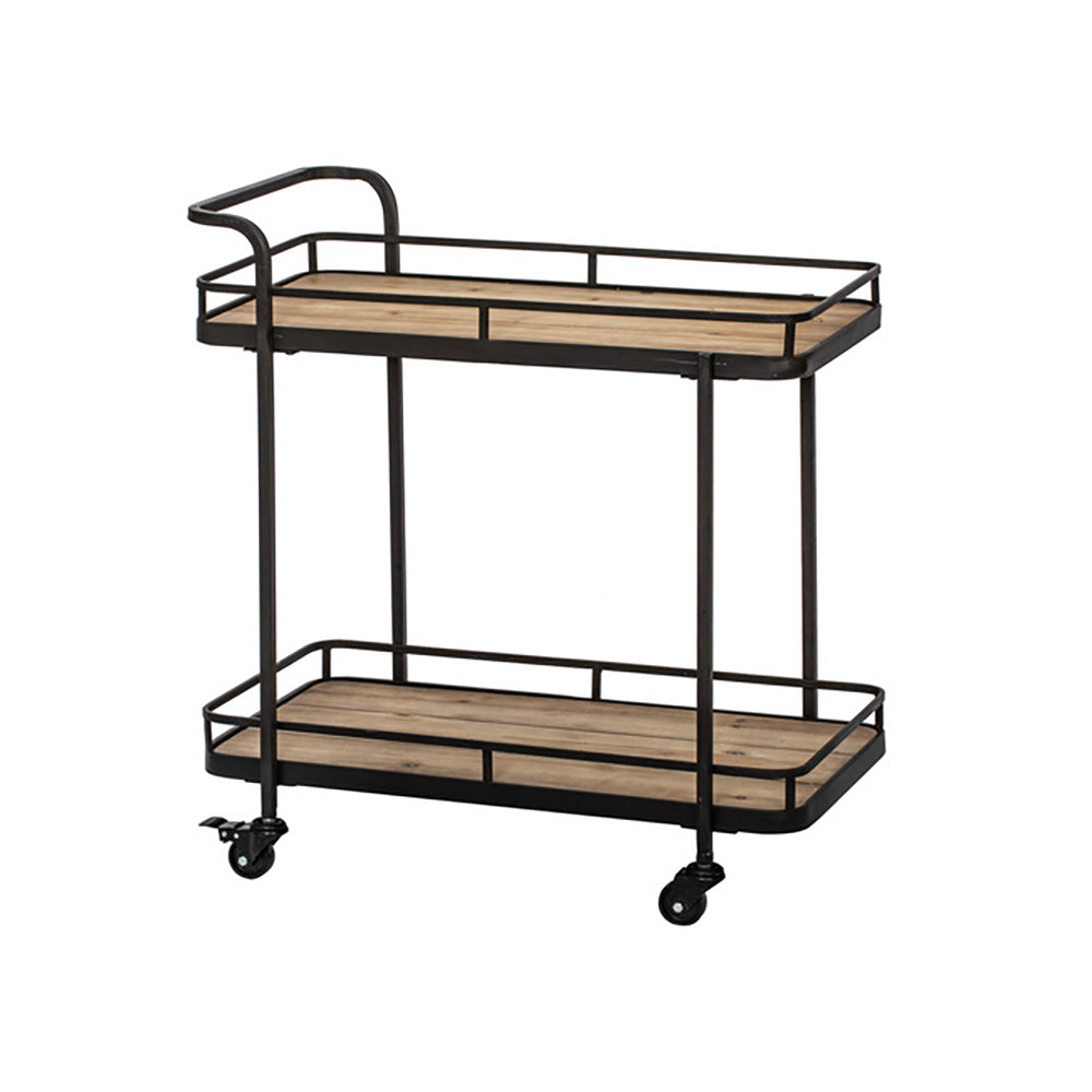 Tempa Bradley Bar Cart Rustic