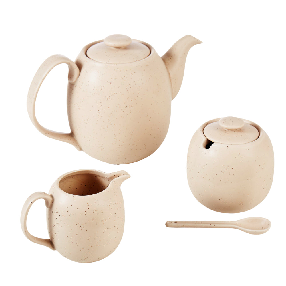 Leaf & Bean Aster 4 Piece Tea Set